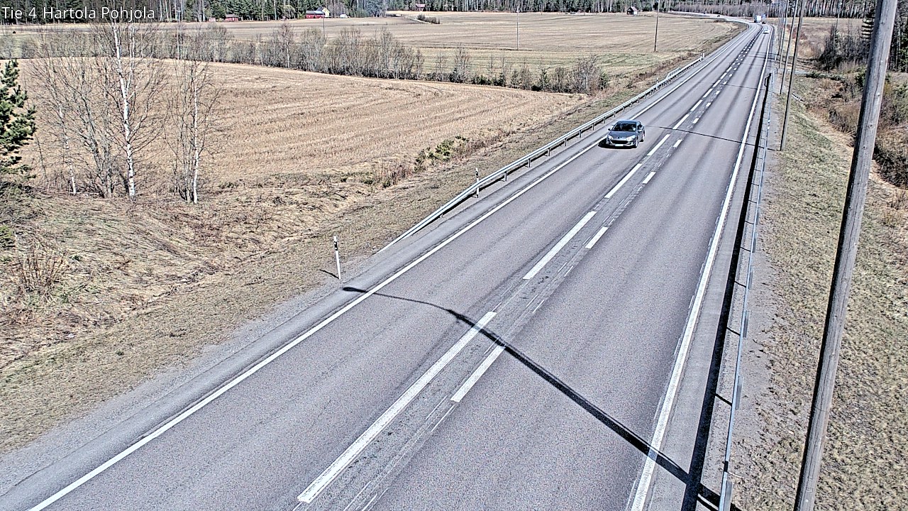 Weather Camera Image Road 4 Hartola, Pohjola, Hartola, Päijät-Häme