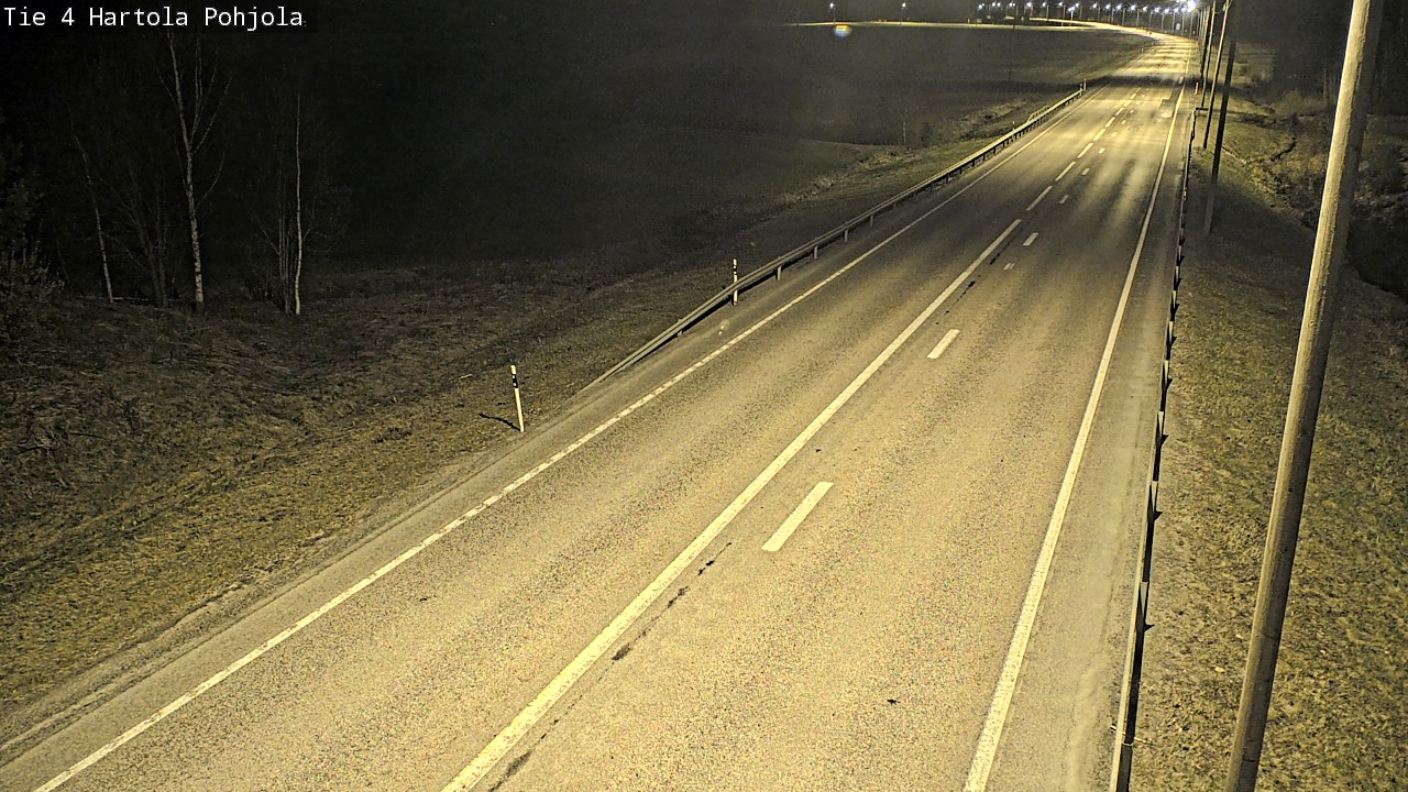 Weather Camera Image Road 4 Hartola, Pohjola, Hartola, Päijät-Häme