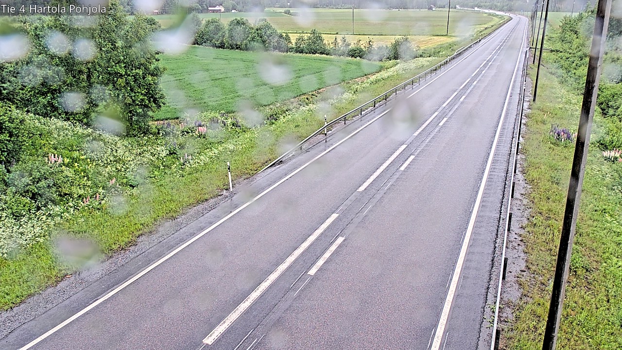 Weather Camera Image Road 4 Hartola, Pohjola, Hartola, Päijät-Häme