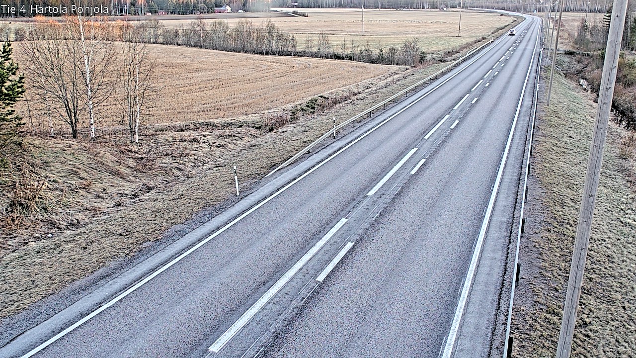 Weather Camera Image Road 4 Hartola, Pohjola, Hartola, Päijät-Häme