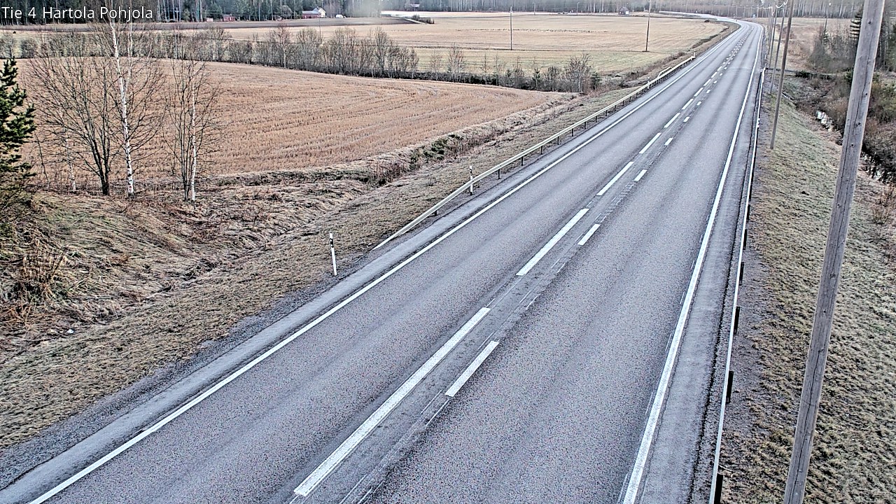 Weather Camera Image Road 4 Hartola, Pohjola, Hartola, Päijät-Häme