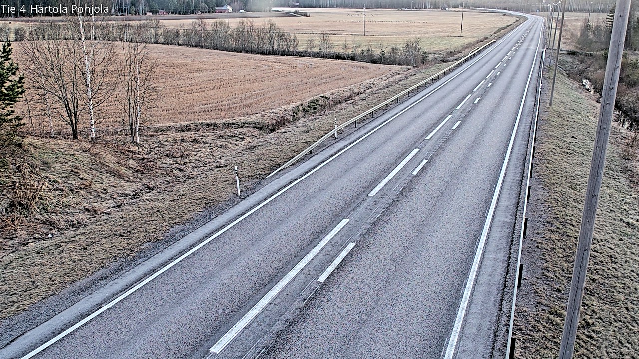 Weather Camera Image Road 4 Hartola, Pohjola, Hartola, Päijät-Häme