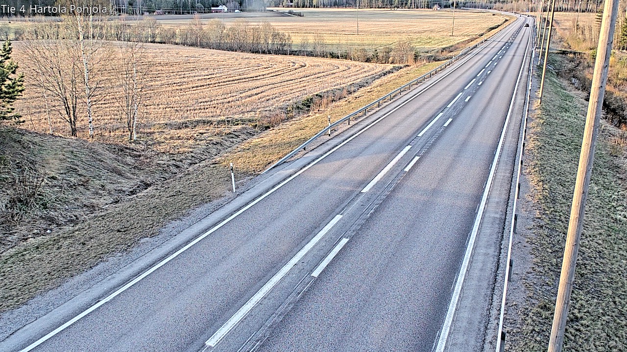 Weather Camera Image Road 4 Hartola, Pohjola, Hartola, Päijät-Häme
