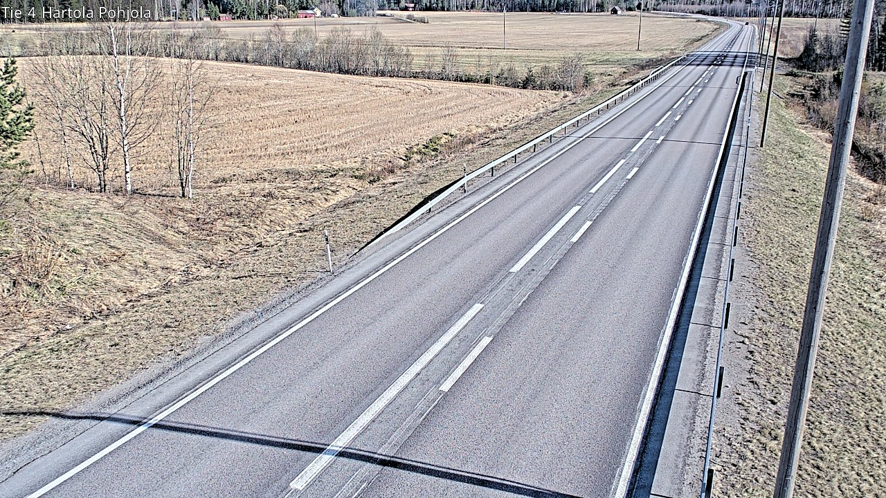 Weather Camera Image Road 4 Hartola, Pohjola, Hartola, Päijät-Häme
