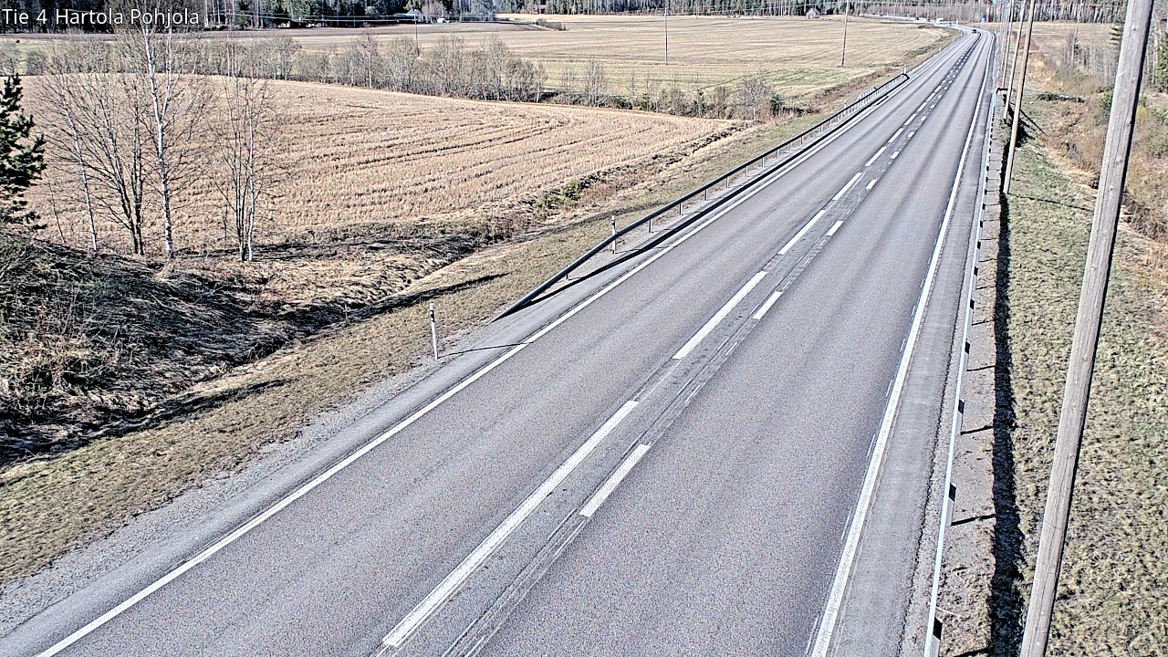Weather Camera Image Road 4 Hartola, Pohjola, Hartola, Päijät-Häme