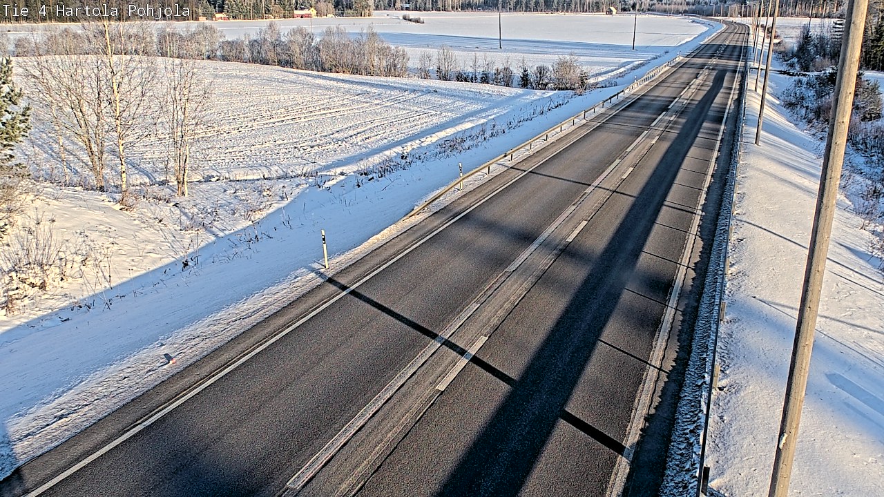 Weather Camera Image Road 4 Hartola, Pohjola, Hartola, Päijät-Häme