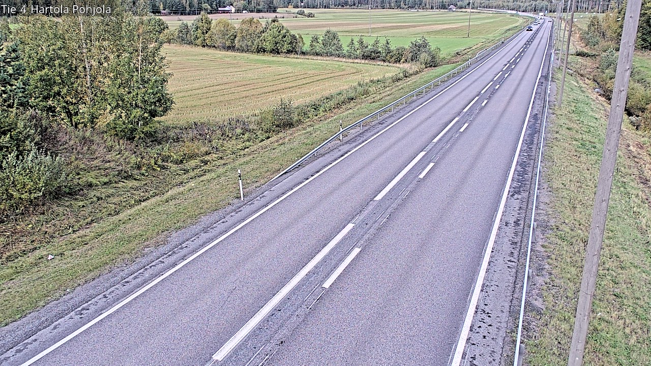 Weather Camera Image Väg 4 Hartola, Pohjola, Hartola, Päijät-Häme