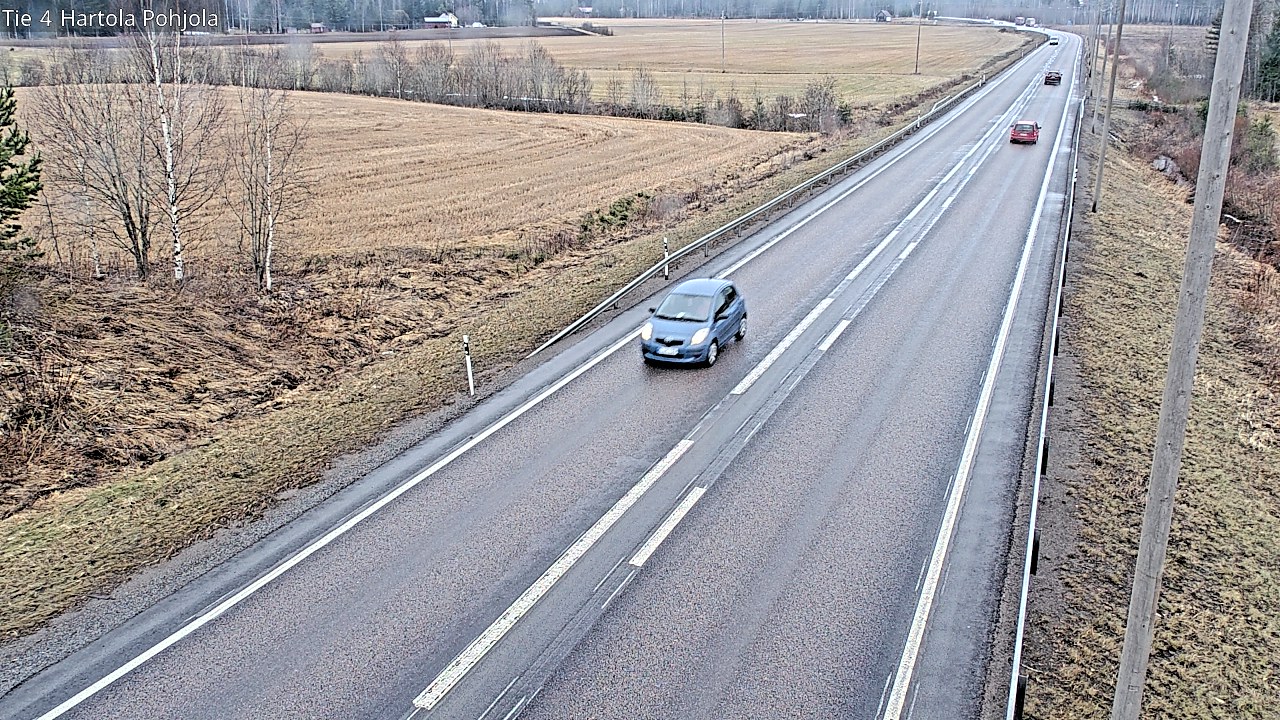 Weather Camera Image Road 4 Hartola, Pohjola, Hartola, Päijät-Häme