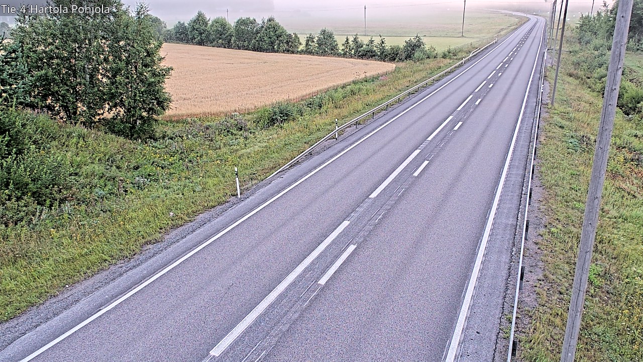 Weather Camera Image Road 4 Hartola, Pohjola, Hartola, Päijät-Häme