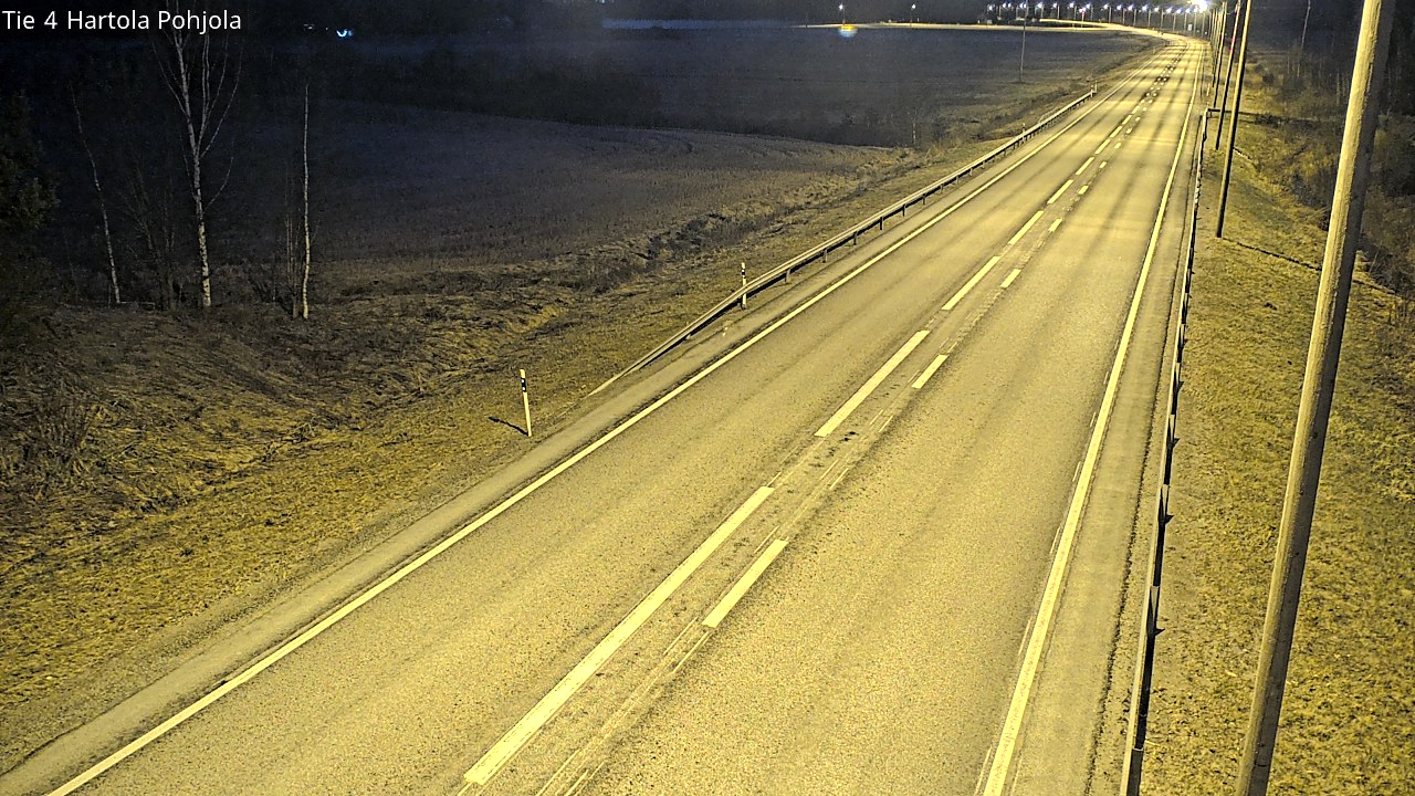 Weather Camera Image Road 4 Hartola, Pohjola, Hartola, Päijät-Häme