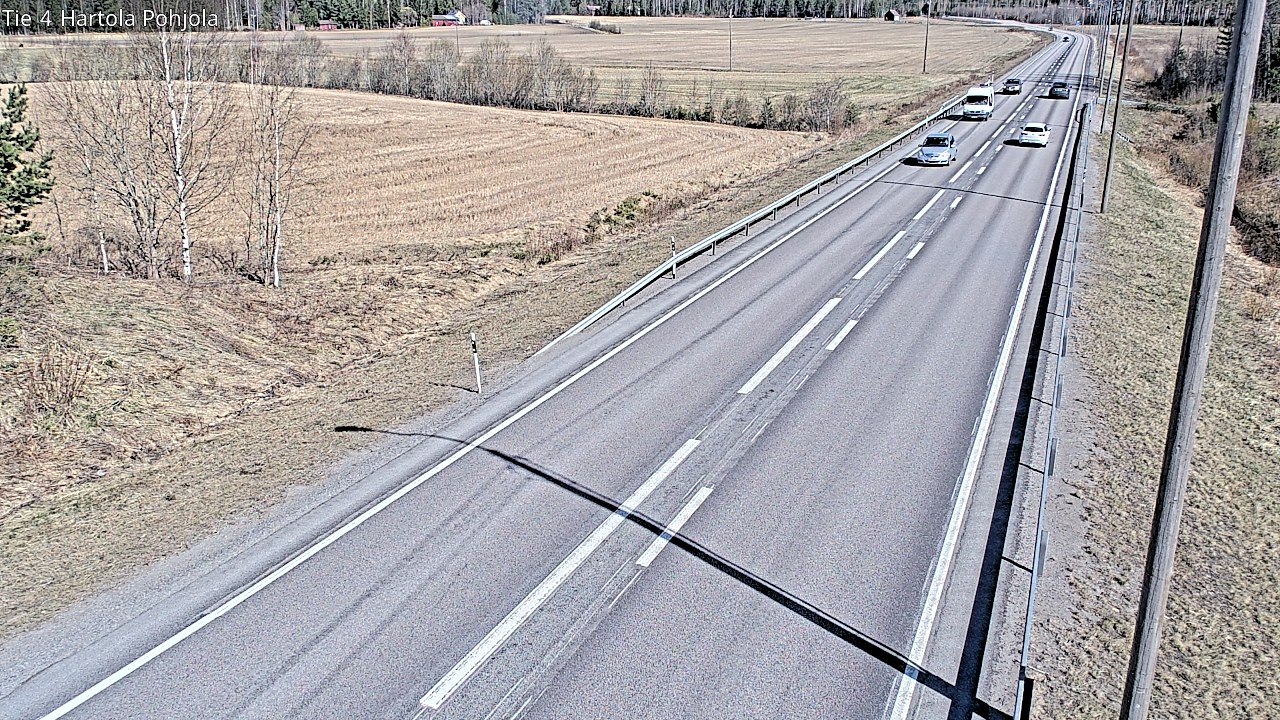 Weather Camera Image Road 4 Hartola, Pohjola, Hartola, Päijät-Häme
