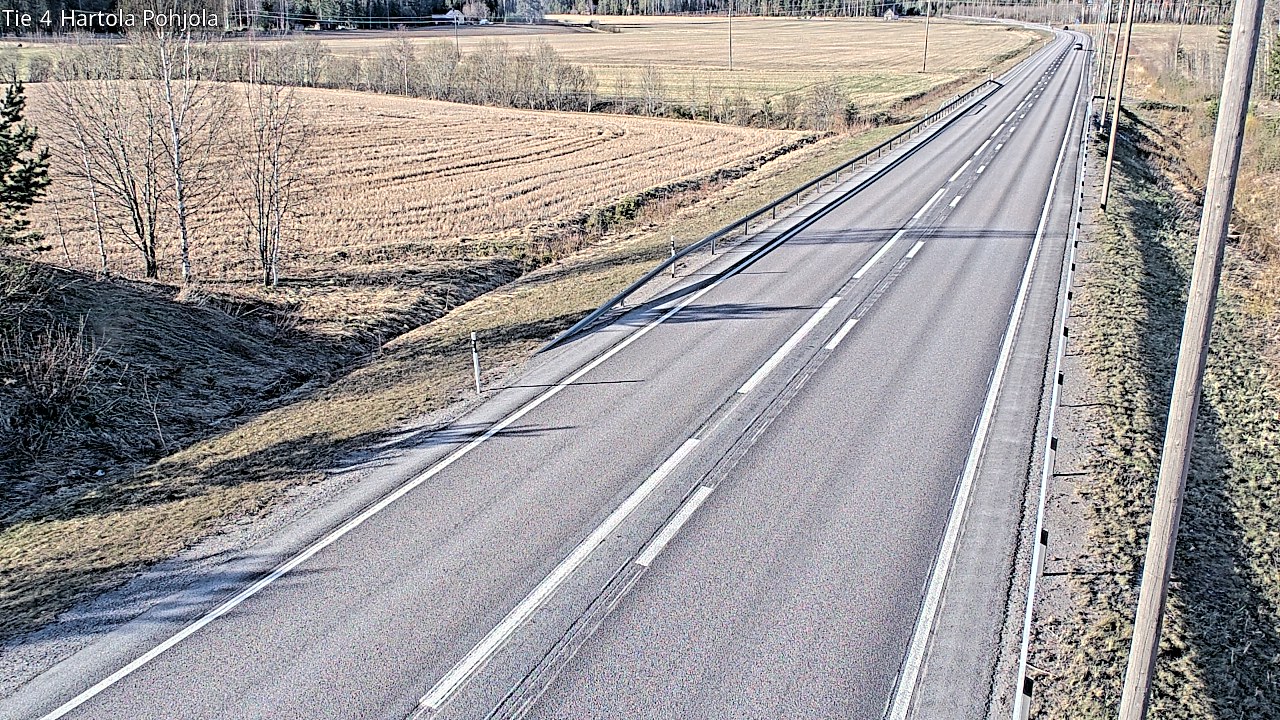 Weather Camera Image Road 4 Hartola, Pohjola, Hartola, Päijät-Häme