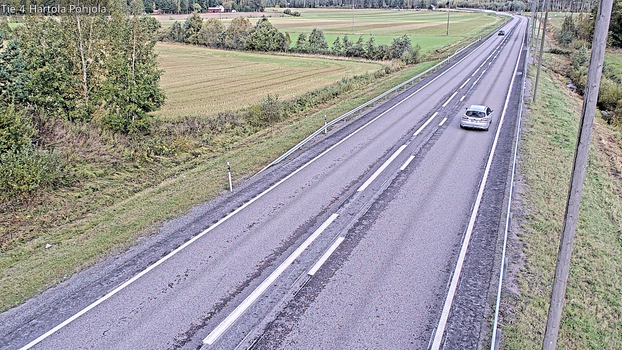 Weather Camera Image Road 4 Hartola, Pohjola, Hartola, Päijät-Häme