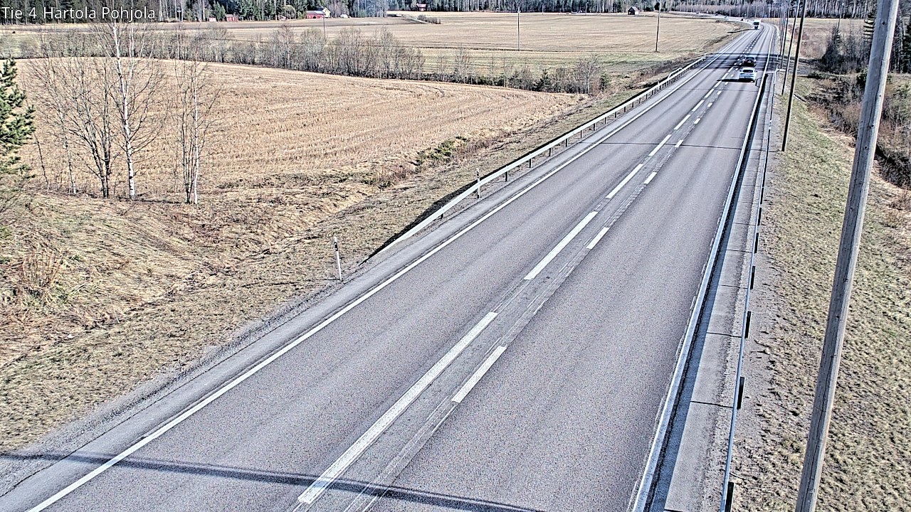 Weather Camera Image Road 4 Hartola, Pohjola, Hartola, Päijät-Häme
