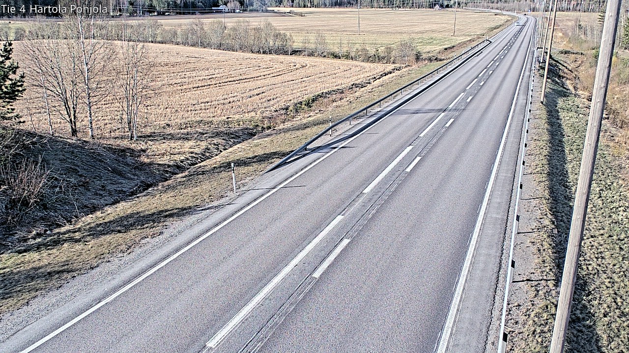 Weather Camera Image Road 4 Hartola, Pohjola, Hartola, Päijät-Häme