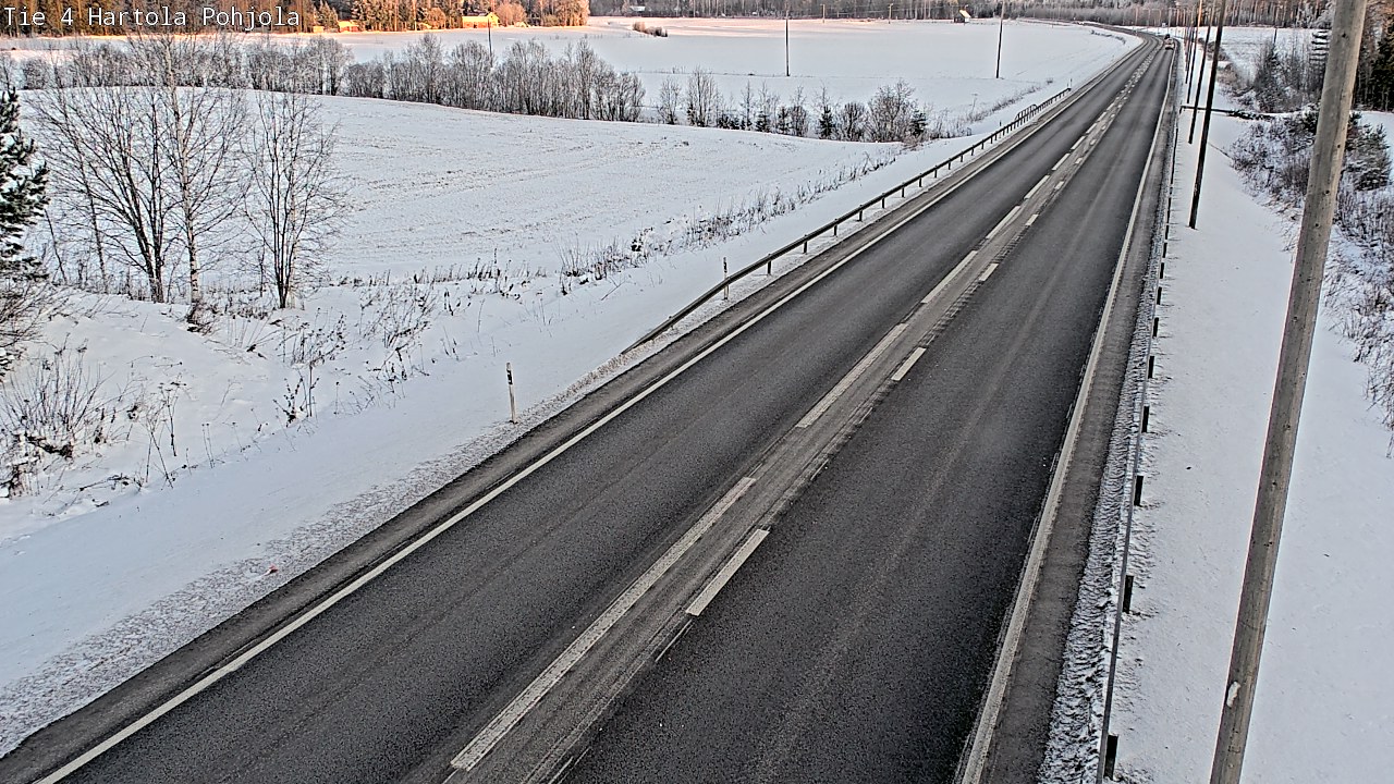 Weather Camera Image Road 4 Hartola, Pohjola, Hartola, Päijät-Häme