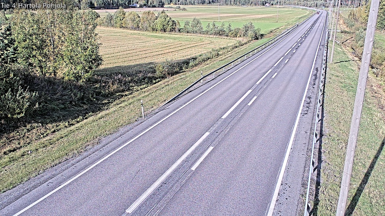 Weather Camera Image Väg 4 Hartola, Pohjola, Hartola, Päijät-Häme