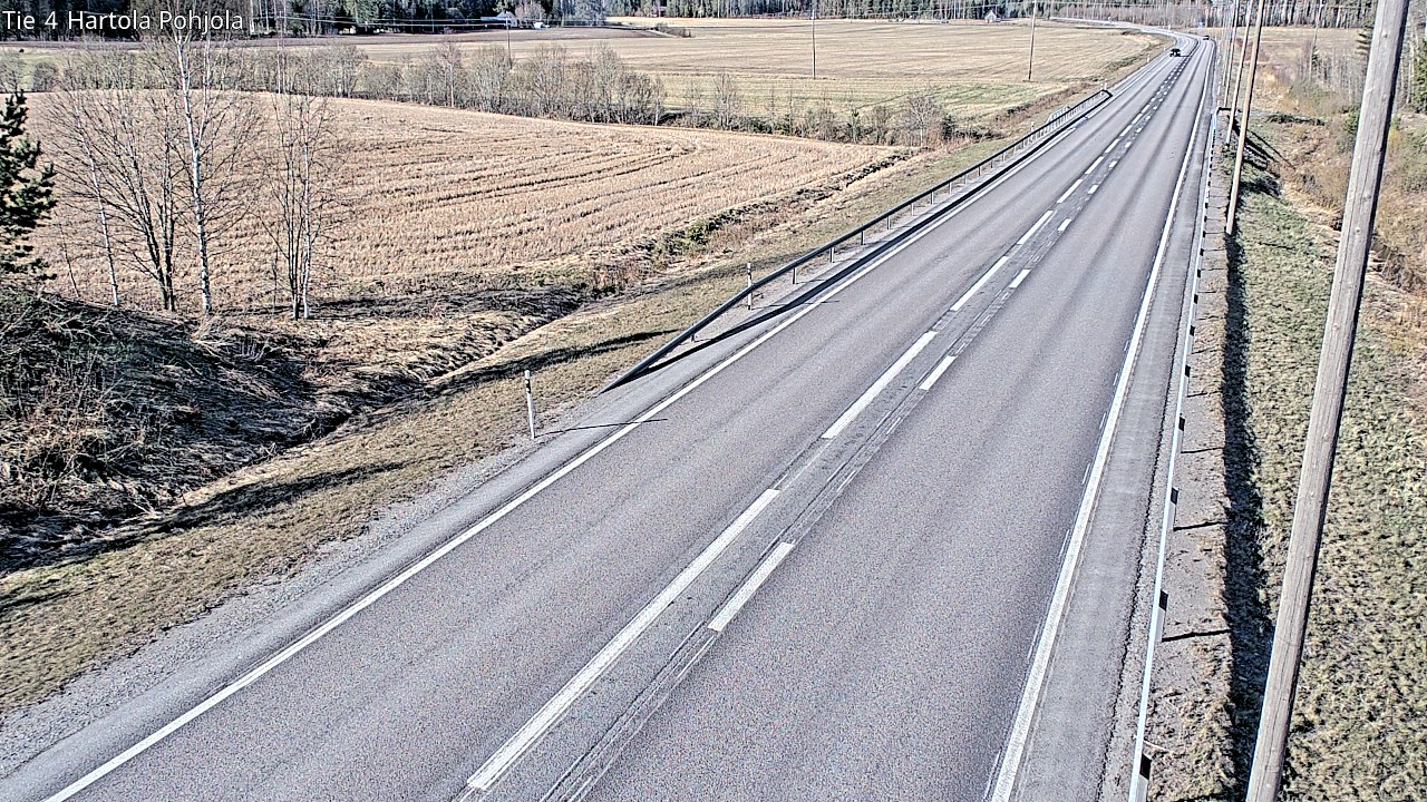 Weather Camera Image Road 4 Hartola, Pohjola, Hartola, Päijät-Häme