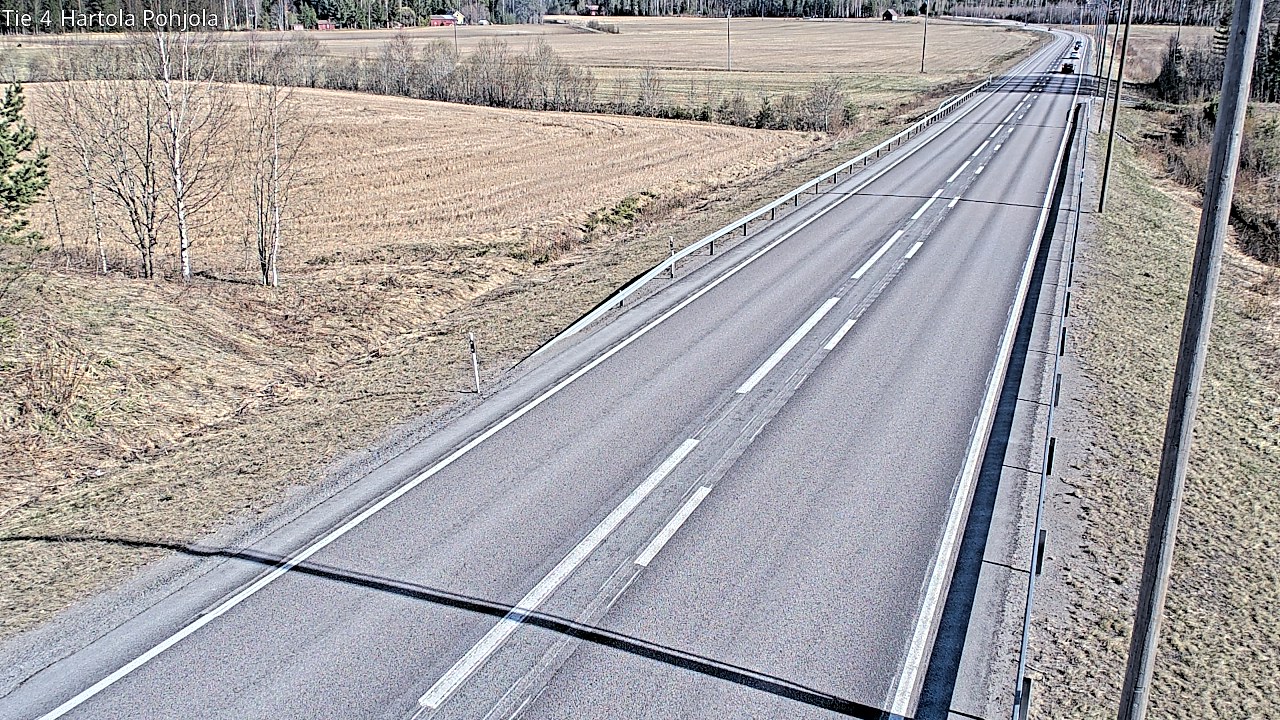 Weather Camera Image Road 4 Hartola, Pohjola, Hartola, Päijät-Häme