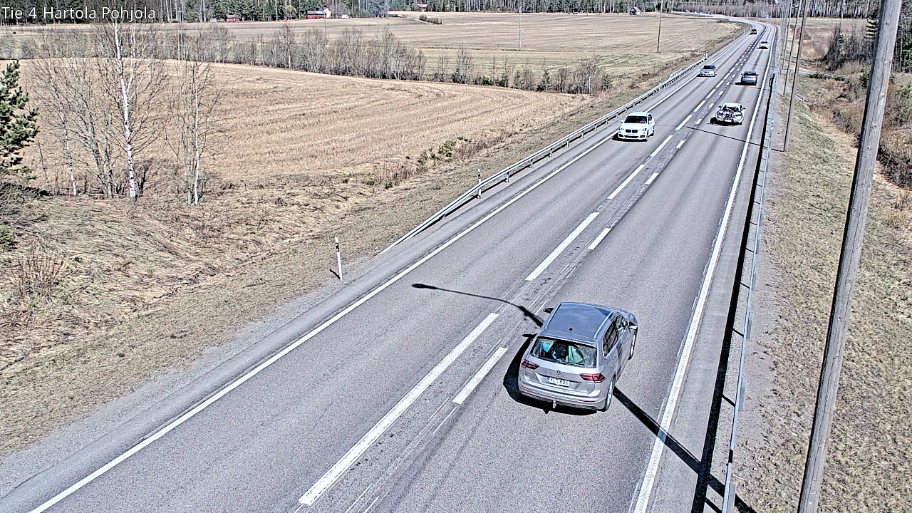 Weather Camera Image Road 4 Hartola, Pohjola, Hartola, Päijät-Häme