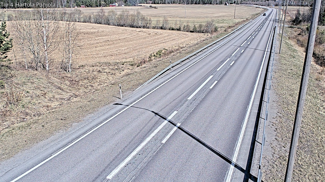 Weather Camera Image Road 4 Hartola, Pohjola, Hartola, Päijät-Häme