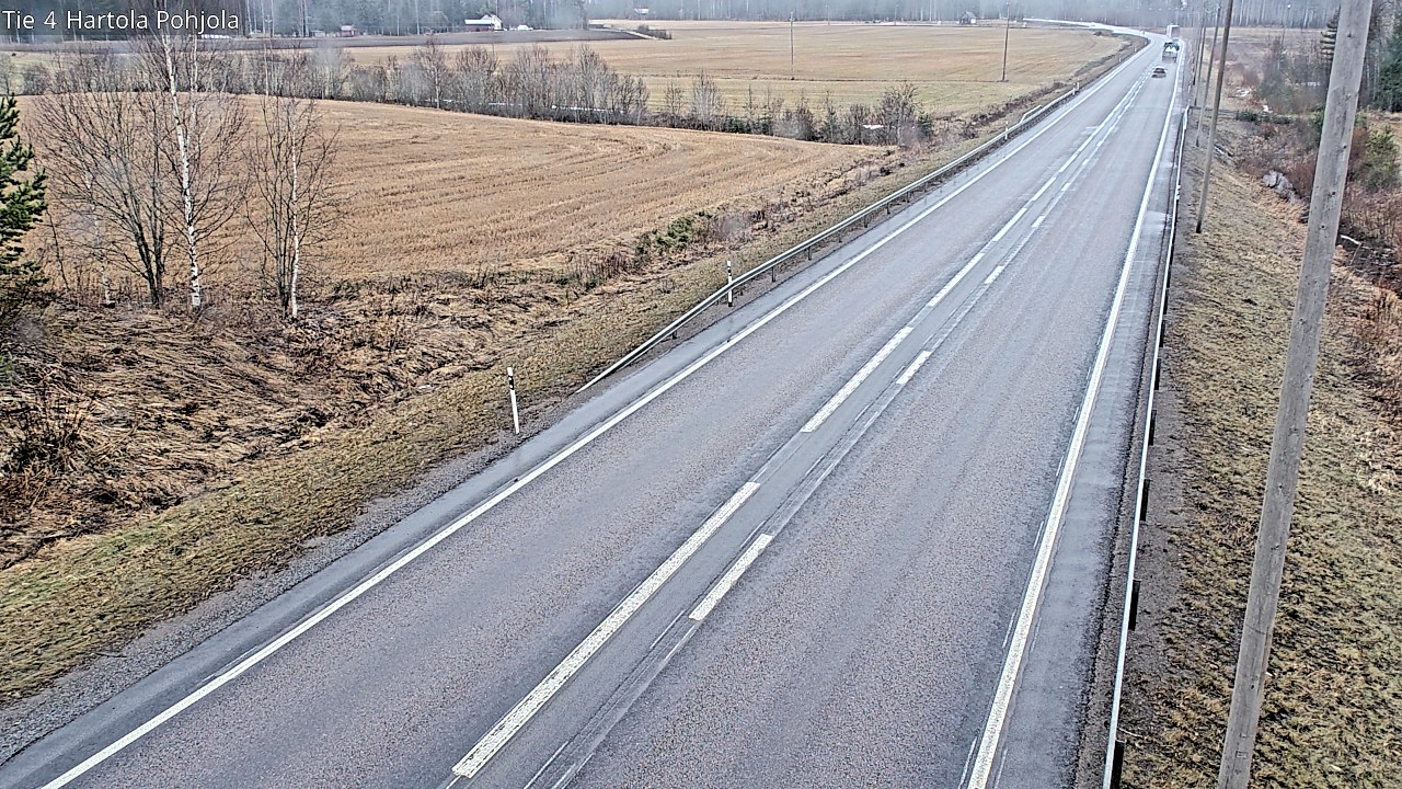 Weather Camera Image Road 4 Hartola, Pohjola, Hartola, Päijät-Häme