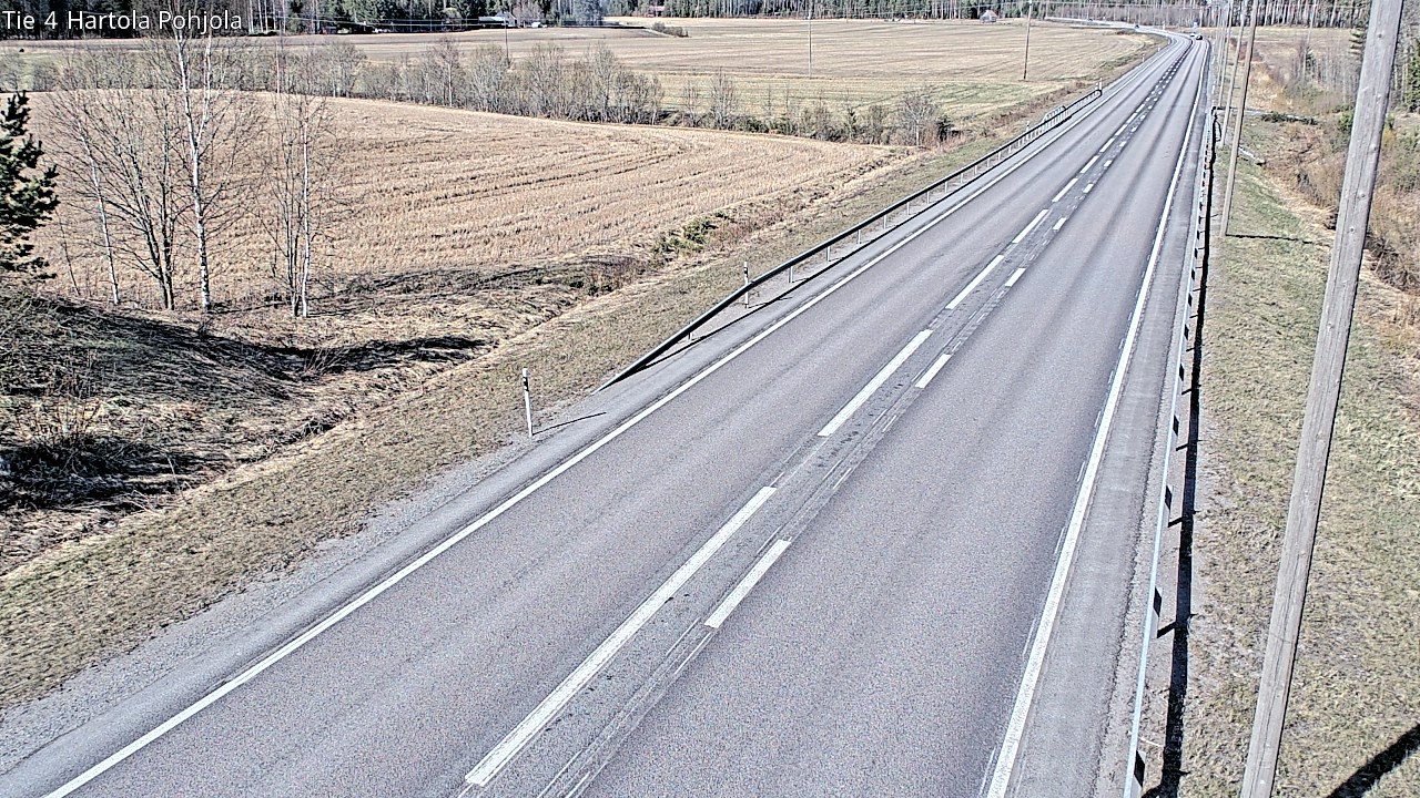 Weather Camera Image Road 4 Hartola, Pohjola, Hartola, Päijät-Häme