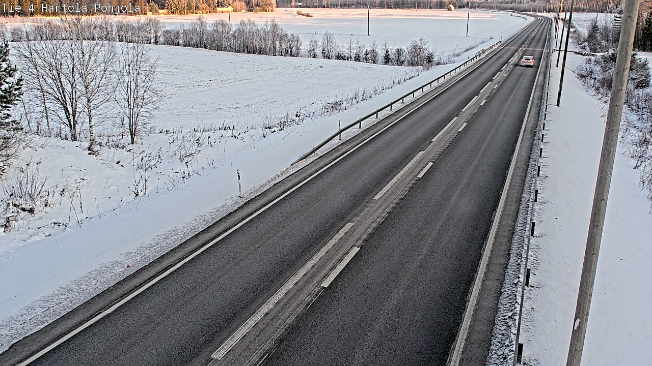 Weather Camera Image Road 4 Hartola, Pohjola, Hartola, Päijät-Häme