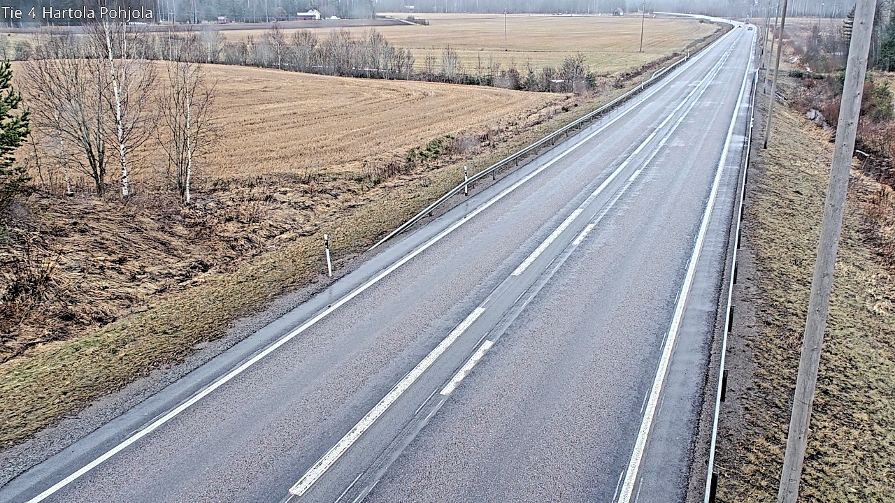 Weather Camera Image Road 4 Hartola, Pohjola, Hartola, Päijät-Häme