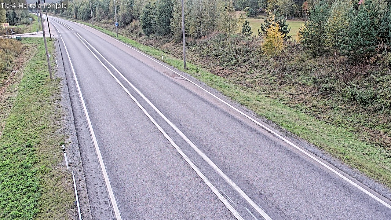 Weather Camera Image Road 4 Hartola, Pohjola, Hartola, Päijät-Häme
