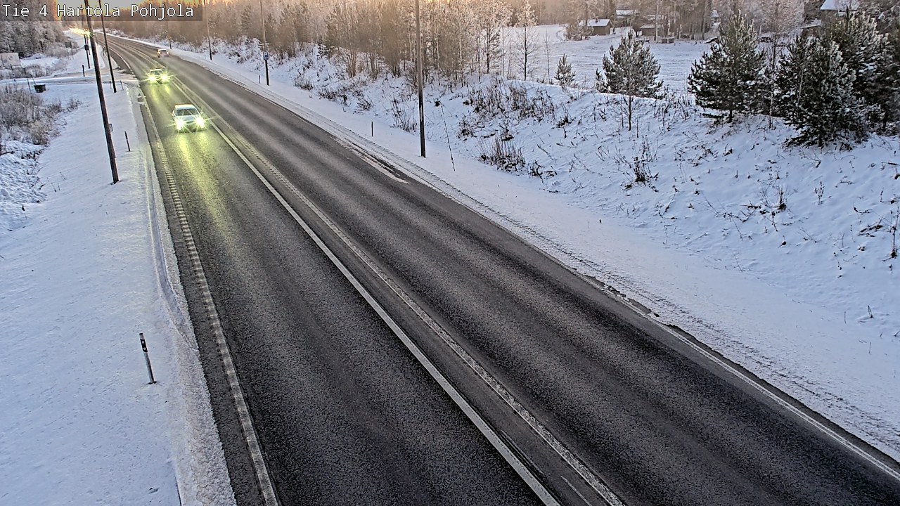 Weather Camera Image Road 4 Hartola, Pohjola, Hartola, Päijät-Häme