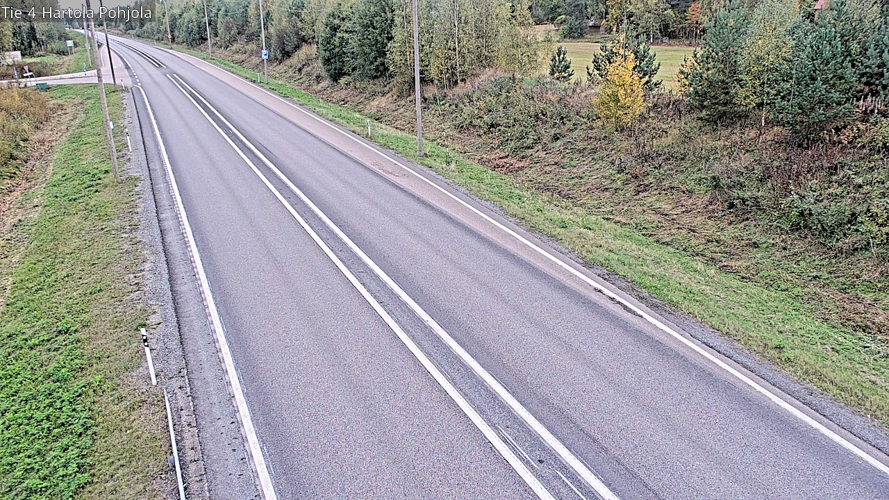 Weather Camera Image Road 4 Hartola, Pohjola, Hartola, Päijät-Häme
