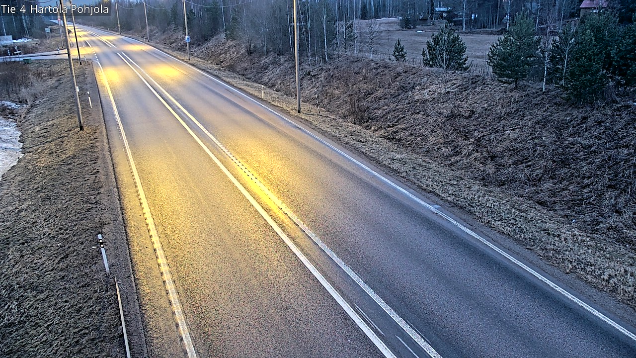 Weather Camera Image Väg 4 Hartola, Pohjola, Hartola, Päijät-Häme