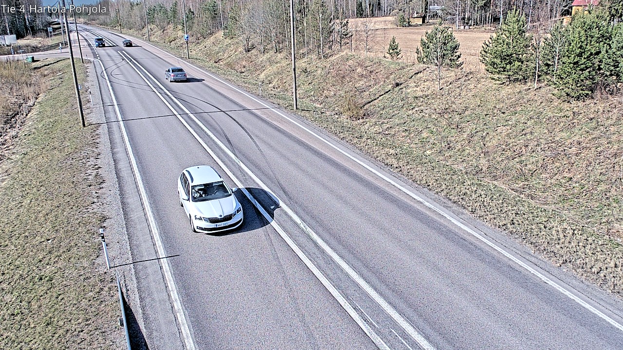 Weather Camera Image Road 4 Hartola, Pohjola, Hartola, Päijät-Häme