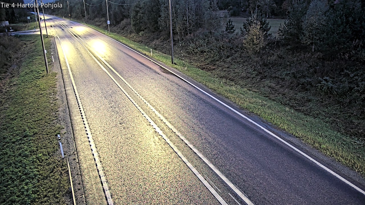 Weather Camera Image Road 4 Hartola, Pohjola, Hartola, Päijät-Häme