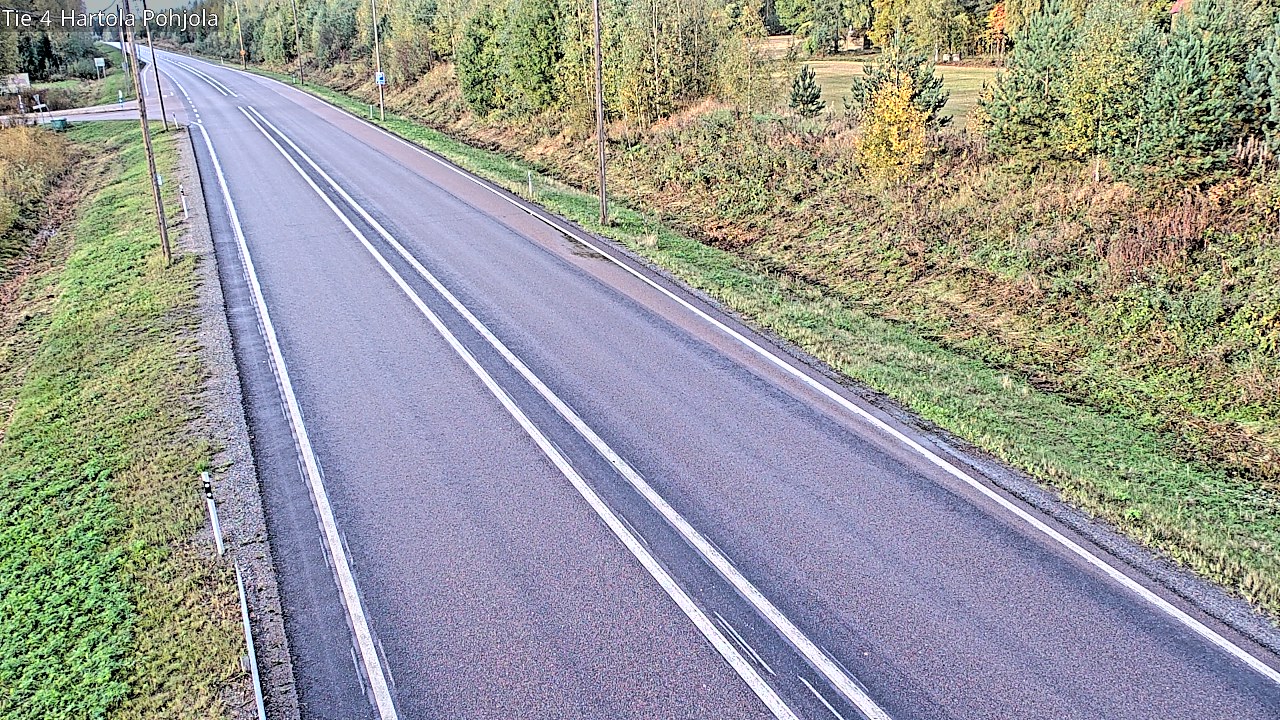 Weather Camera Image Road 4 Hartola, Pohjola, Hartola, Päijät-Häme