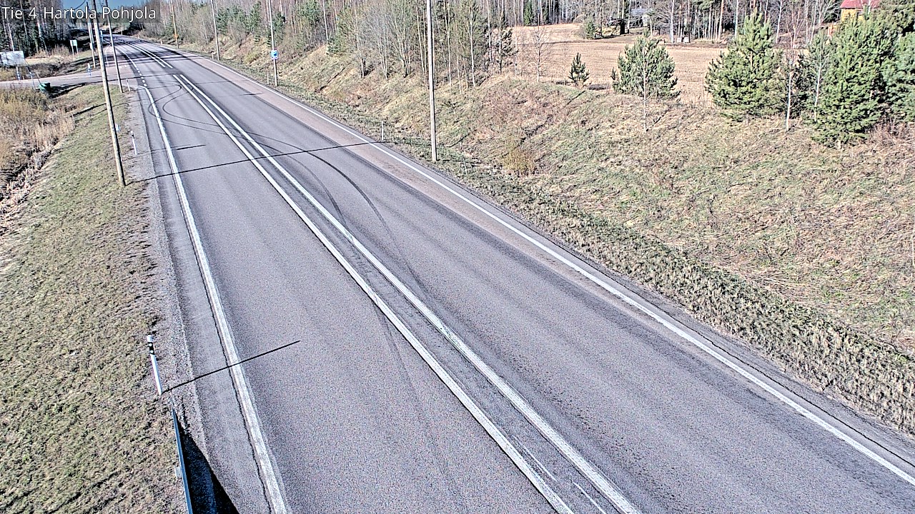 Weather Camera Image Road 4 Hartola, Pohjola, Hartola, Päijät-Häme