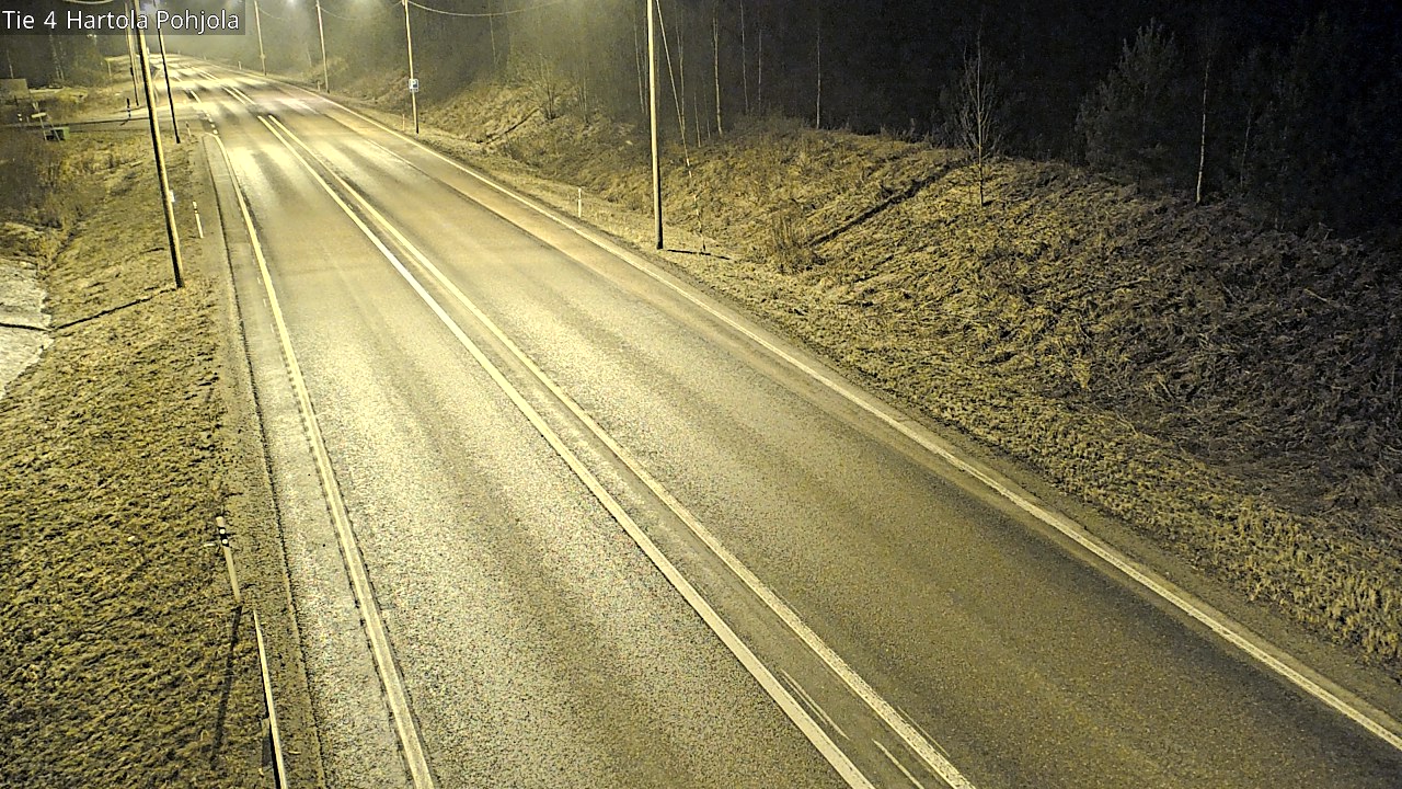 Weather Camera Image Road 4 Hartola, Pohjola, Hartola, Päijät-Häme