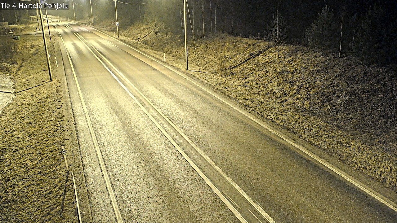 Weather Camera Image Road 4 Hartola, Pohjola, Hartola, Päijät-Häme