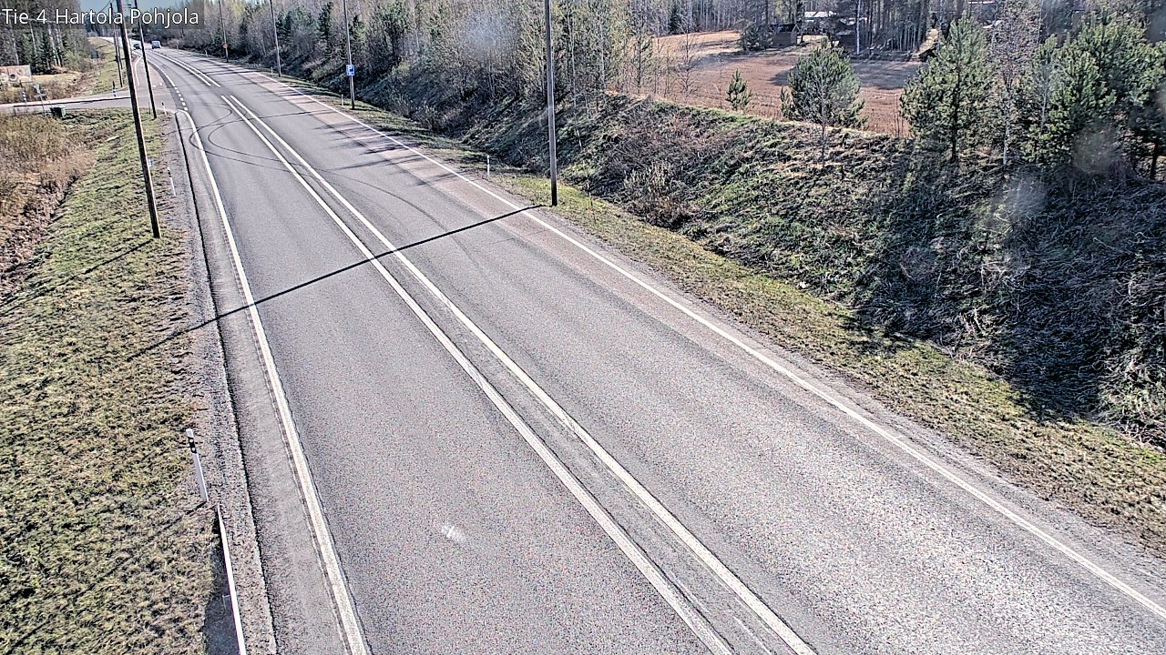 Weather Camera Image Road 4 Hartola, Pohjola, Hartola, Päijät-Häme
