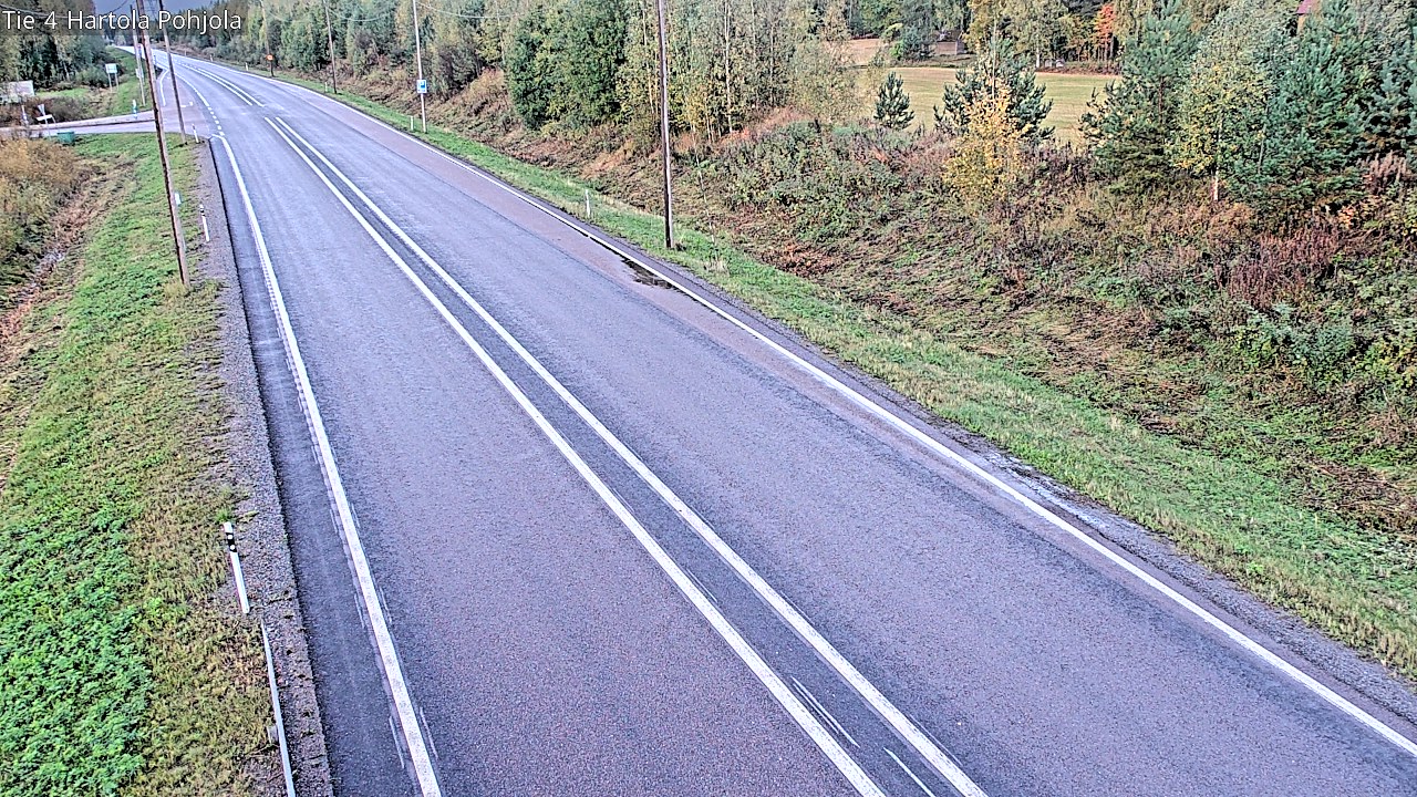 Weather Camera Image Road 4 Hartola, Pohjola, Hartola, Päijät-Häme