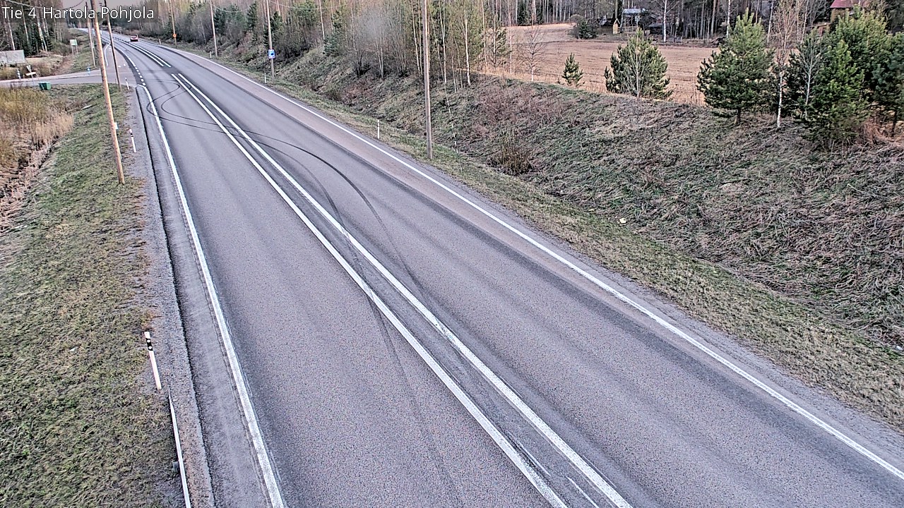 Weather Camera Image Road 4 Hartola, Pohjola, Hartola, Päijät-Häme