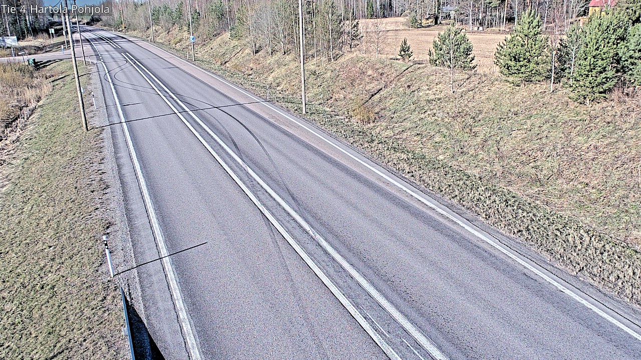 Weather Camera Image Road 4 Hartola, Pohjola, Hartola, Päijät-Häme