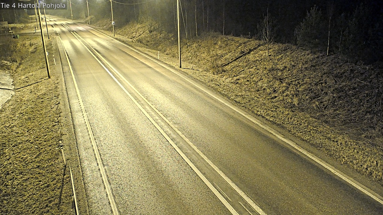 Weather Camera Image Road 4 Hartola, Pohjola, Hartola, Päijät-Häme