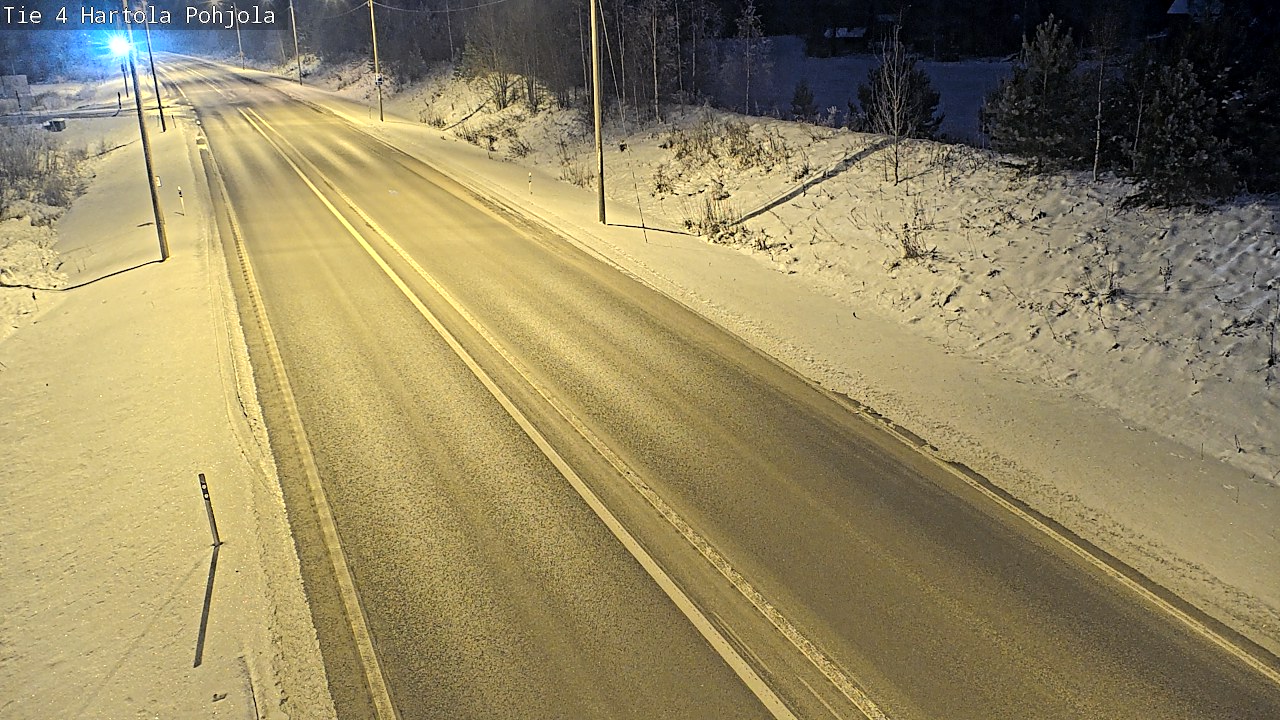 Weather Camera Image Road 4 Hartola, Pohjola, Hartola, Päijät-Häme