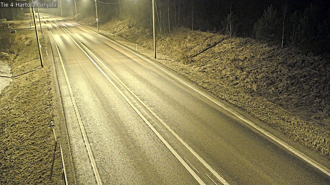 Weather Camera Image Road 4 Hartola, Pohjola, Hartola, Päijät-Häme