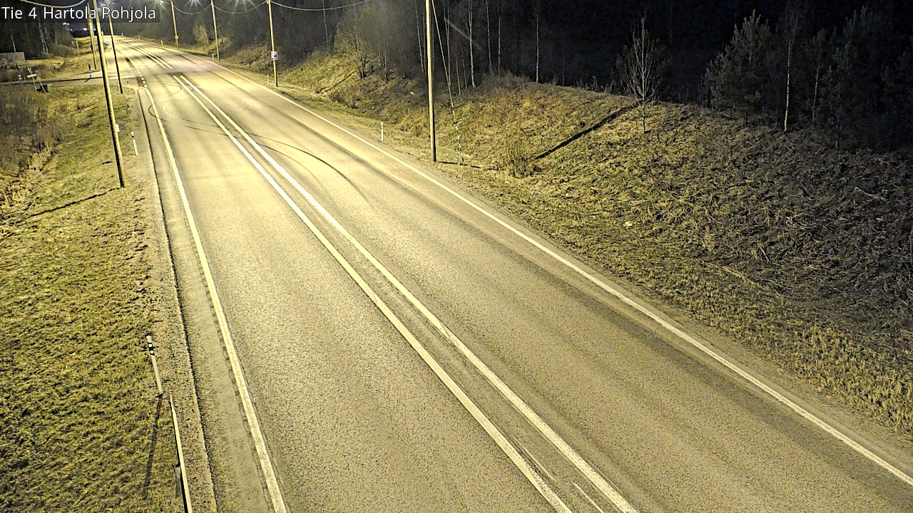 Weather Camera Image Road 4 Hartola, Pohjola, Hartola, Päijät-Häme