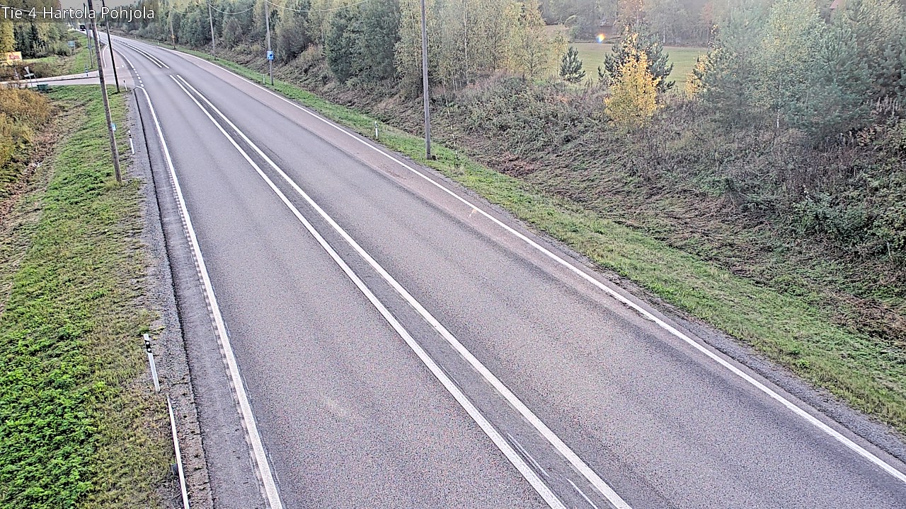Weather Camera Image Road 4 Hartola, Pohjola, Hartola, Päijät-Häme
