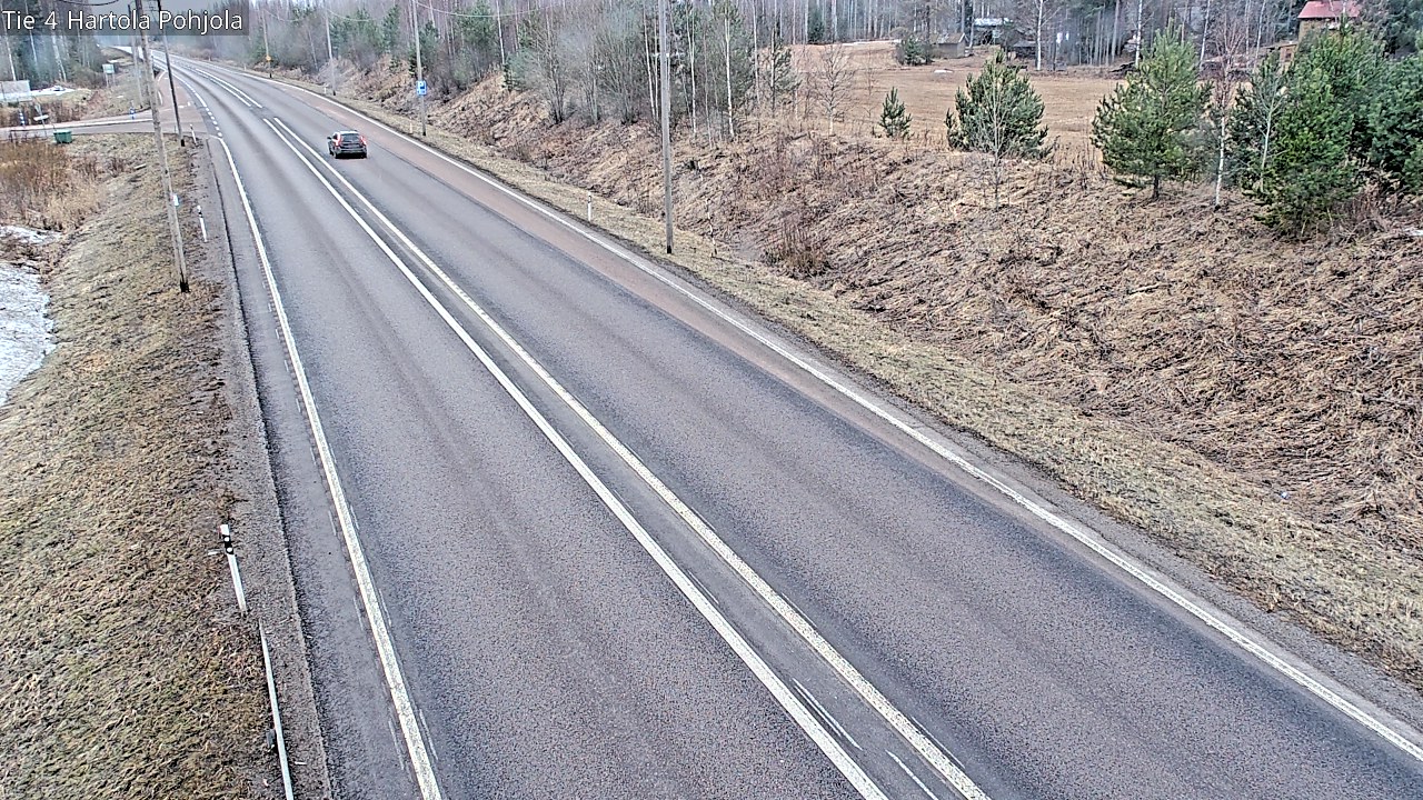 Weather Camera Image Road 4 Hartola, Pohjola, Hartola, Päijät-Häme