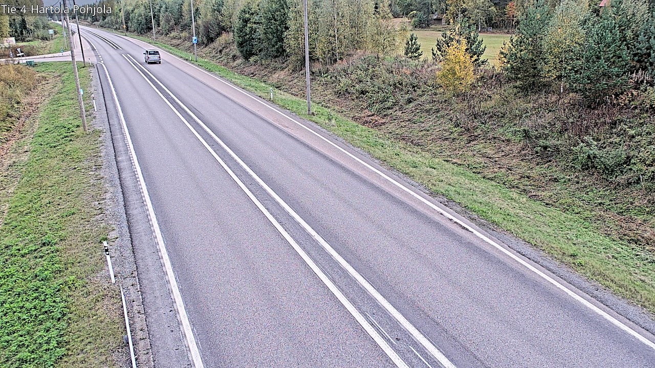 Weather Camera Image Road 4 Hartola, Pohjola, Hartola, Päijät-Häme